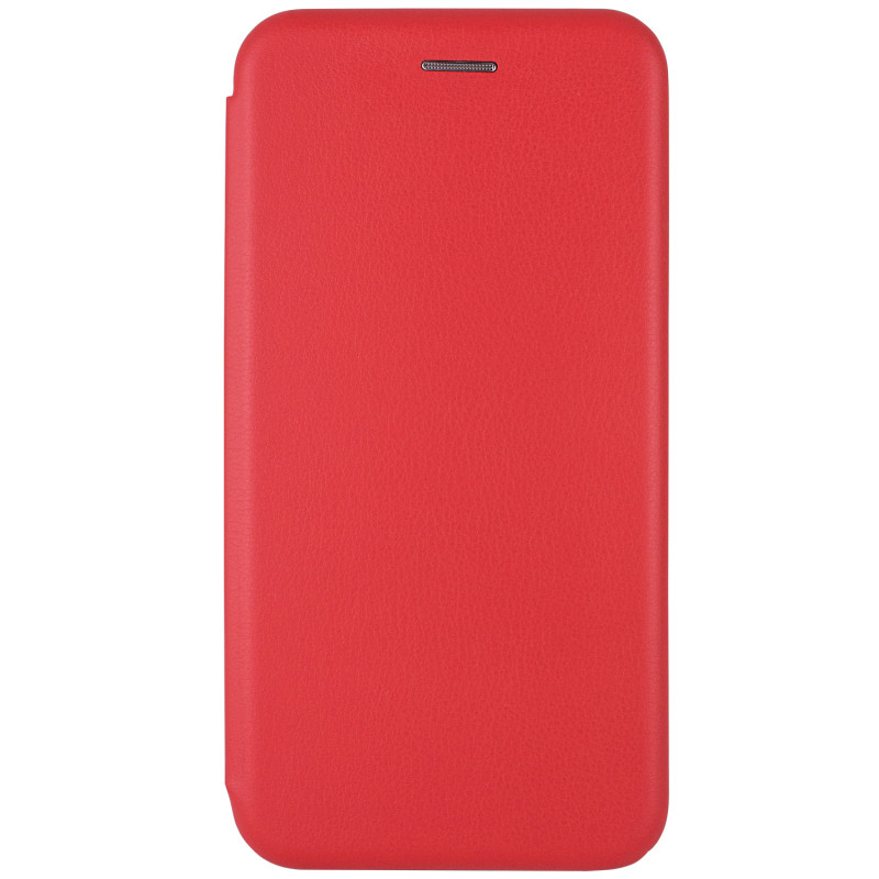 Кожаный чехол-книжка Classy для Xiaomi Redmi Note 8 / Note 8 2021 (Красный)