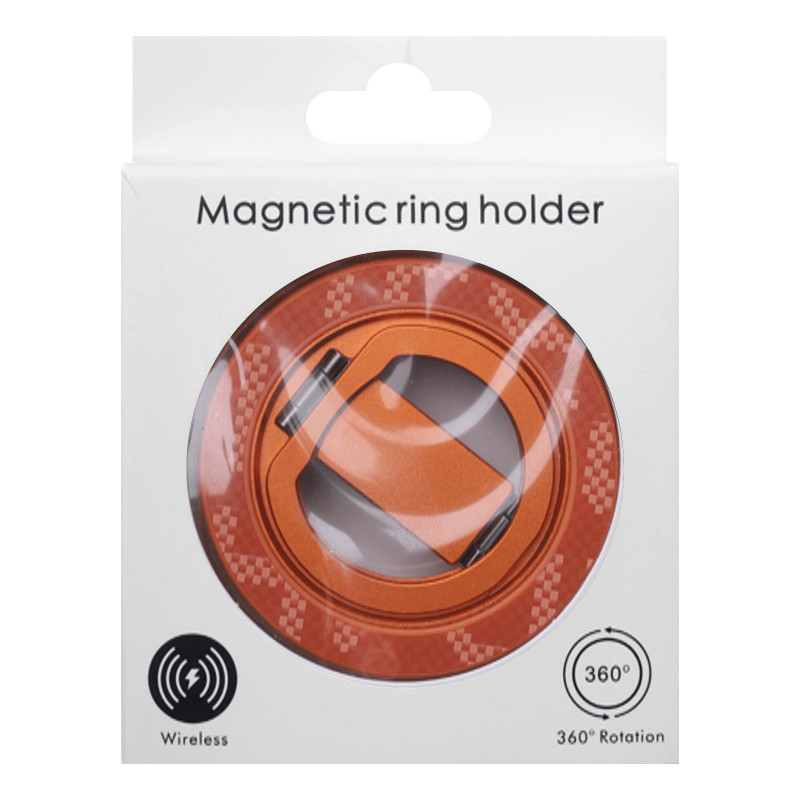 Купить Магнитное кольцо-держатель Magnetic Multi-Stand (Orange) на vchehle.ua