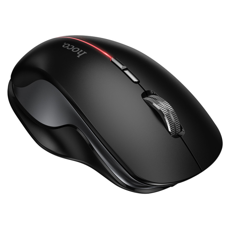 Фото Мышь беспроводная Hoco GM40 Dixon Bluetooth + 2.4G (Dark Night Black) на vchehle.ua