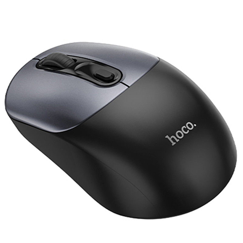Мышь беспроводная Hoco GM28 2.4G (Black / Metal gray)