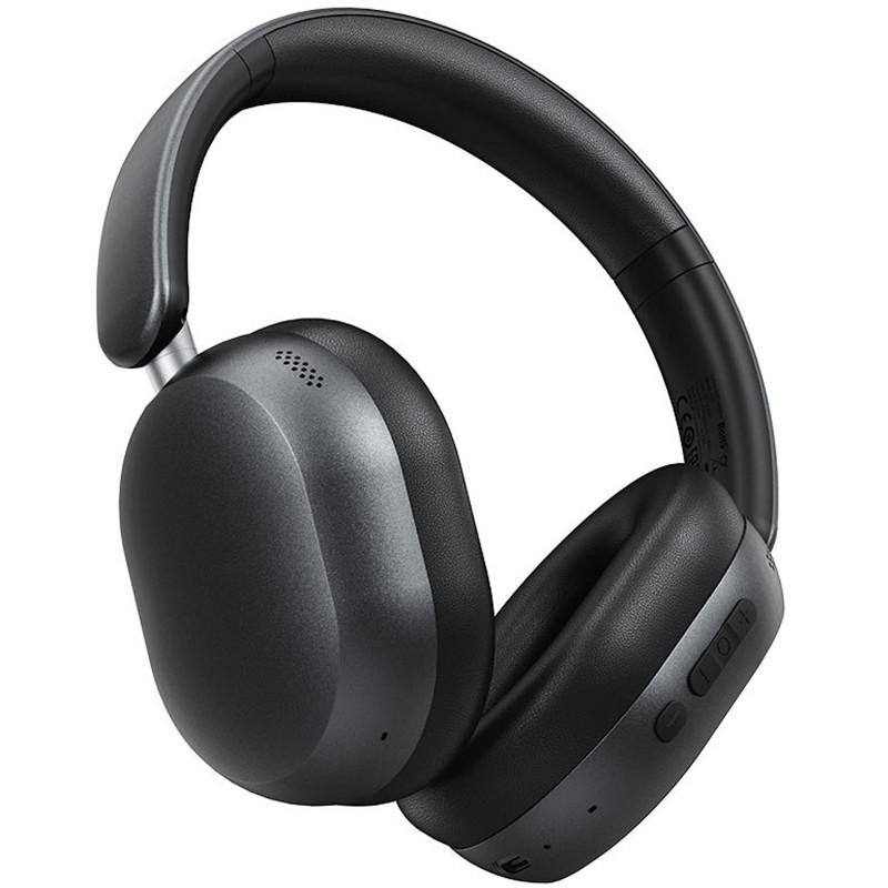 Фото Накладные беспроводные наушники Acefast H12 ANC (Black) на vchehle.ua