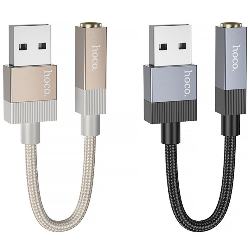 Переходник Hoco UPA32D Clever USB to 3.5mm