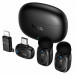 Фото Петличный беспроводной микрофон Hoco L19 Graceful dual-mic 2in1 (Lightning/Type-C) (Black) на vchehle.ua
