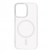 Пластиковая накладка Fibra Clear Сase with Magnetic Safe для Apple iPhone 14 / 13 (6.1") (Clear)