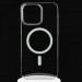 Фото Пластиковая накладка Fibra Clear Сase with Magnetic Safe для Apple iPhone 14 / 13 (6.1") (Clear) в магазине vchehle.ua