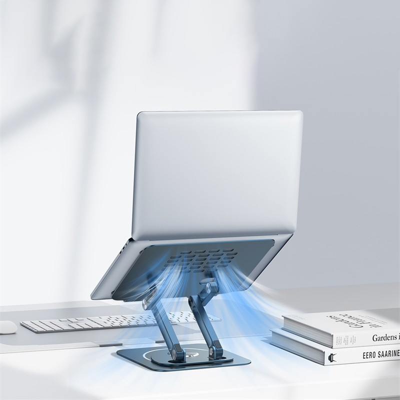 Фото Підставка для ноутбука Baseus UltraStable Pro (Three-Fold Version) (B10059900811-01) (Space Grey) в маназині vchehle.ua