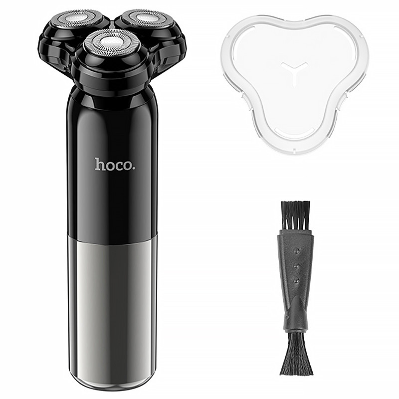 Фото Портативна електробритва Hoco HP35 Induction three-blade (Black) на vchehle.ua