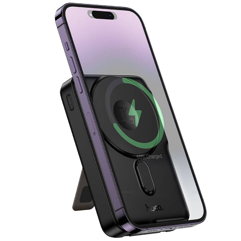 Купить Power Bank Hoco 10000 mAh Q48 Core PD20W с БЗУ+iWatch (Black) на vchehle.ua