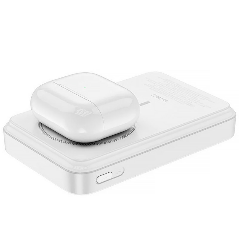 Заказать Power Bank WIWU 10000 mAh Wi-P061 22.5W+PD20W с БЗУ+iWatch with cable (White) на vchehle.ua