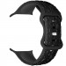 Ремінець Hoco WA30 Flexible series 3D solid color silicone strap для Apple watch 38/40/41mm (Black)