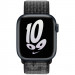 Фото Ремінець Nylon для Apple Watch 42(ser.1-3)/44/45/46/49mm (Black / Summit White) на vchehle.ua
