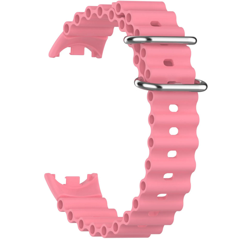 Ремінець Ocean Band для Xiaomi Mi Band 9/8/10 (Рожевий / Pink) в магазині vchehle.ua