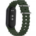 Фото Ремінець Ocean Band для Xiaomi Mi Band 9/8/10 (Зелений / Dark Olive) в маназині vchehle.ua