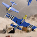 Купить Самолет на радиоуправлении SCHE W551 Four-channel Stunt Fighter (Blue) на vchehle.ua