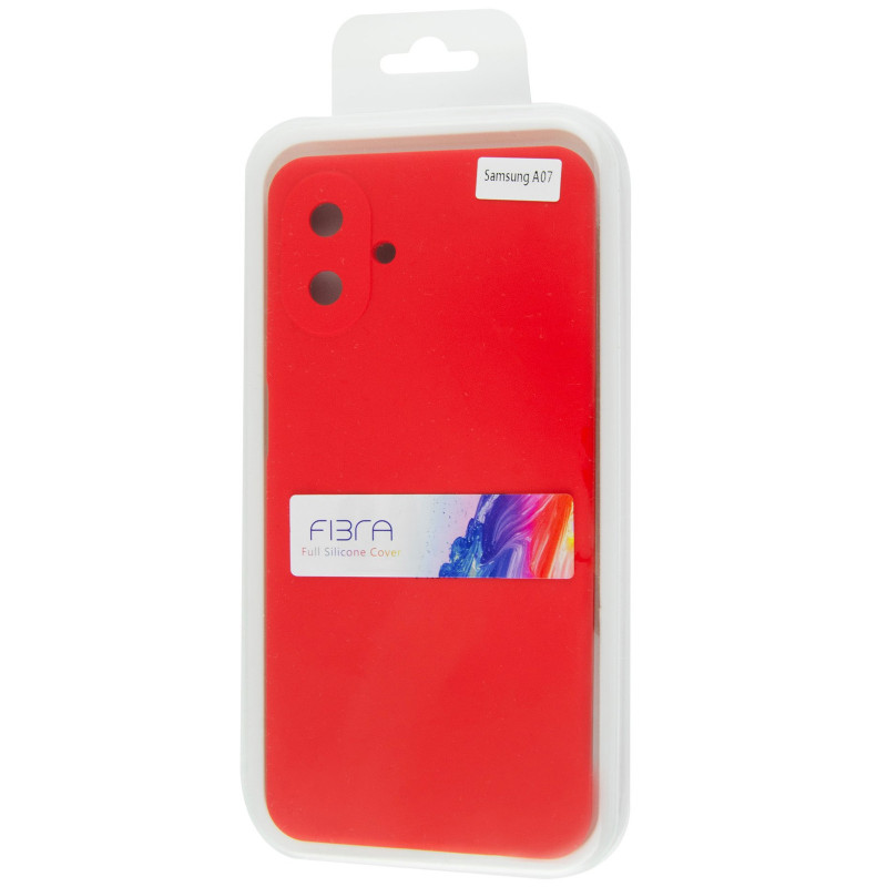 Фото Силіконовий чохол Fibra Full на Samsung Galaxy A07 (Red) в маназині vchehle.ua