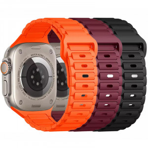 Силиконовый ремешок Defense для Apple Watch 38/40/41/42mm(ser.10) (140-190mm)