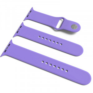 Силіконовий ремінець для Apple Watch Sport Band 38/40/41/42mm(ser.10) (S/M & M/L) 3pcs