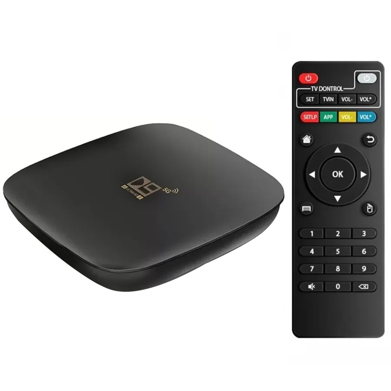 Smart Android TV Box D9 5G 4k 2+16GB (Black)