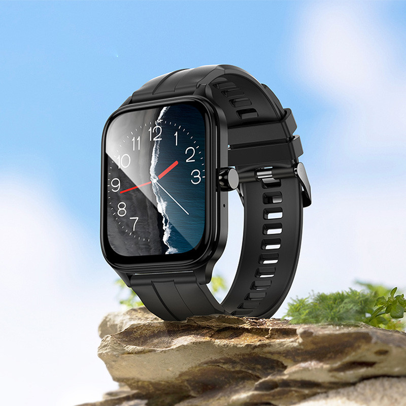 Смарт-годинник Hoco Y27 Smart sports watch (call version) (Black) в магазині vchehle.ua