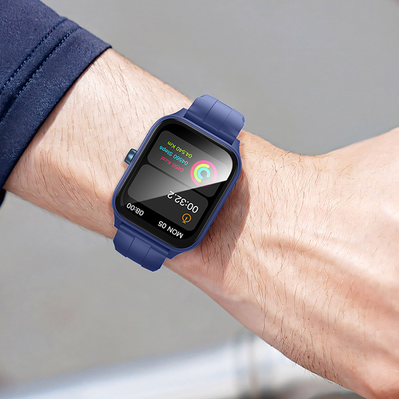 Смарт-годинник Hoco Y27 Smart sports watch (call version) (Blue) в магазині vchehle.ua