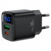 СЗУ Acefast A116 PD35W+QC3.0 GaN (1USB-A/1C) (Black) в магазине vchehle.ua