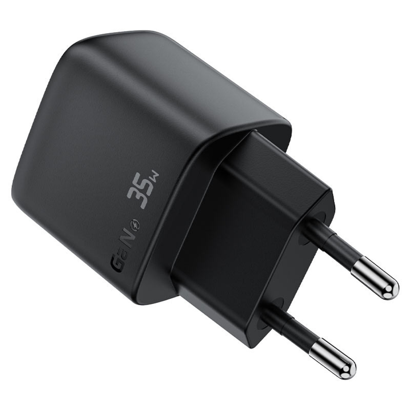 Купить СЗУ Acefast A116 PD35W+QC3.0 GaN (1USB-A/1C) (Black) на vchehle.ua