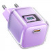 МЗП Acefast A53 Sparkling series PD30W GaN (1USB-C) (Alfalfa purple)