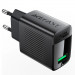 Фото СЗУ Acefast A90 QC3.0 18W (1USB-A) (Black) на vchehle.ua