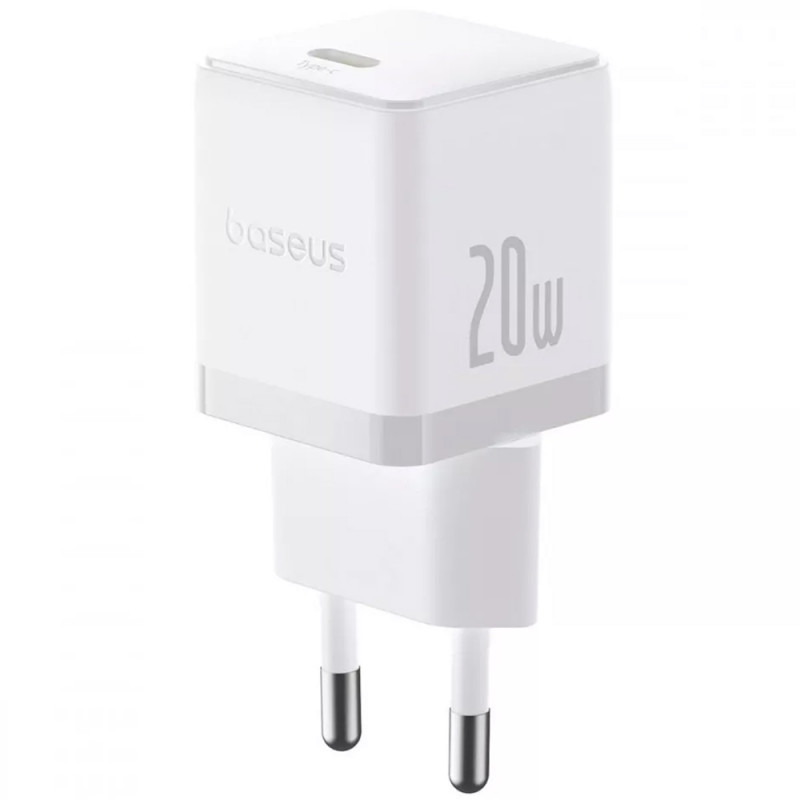 СЗУ Baseus Palm Fast Charger 20W (1USB-C) (P10111602) (Moon White)