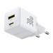Фото СЗУ Baseus Palm Fast Charger 30W (1USB-A/1C) + кабель Type-C to Type-C (P1011160A) (Moon White) на vchehle.ua