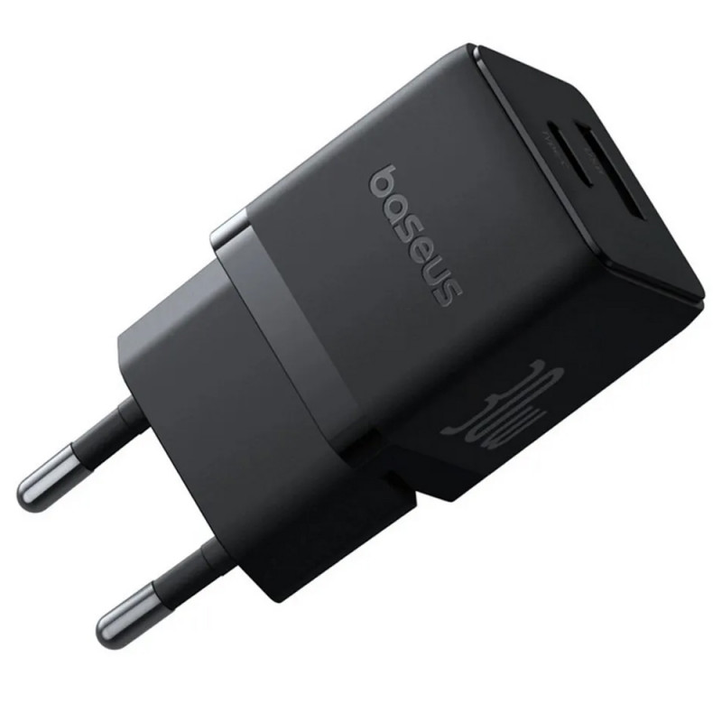 МЗП Baseus Palm Fast Charger 30W (1USB-A/1C) (P1011160A) (Cluster Black) в магазині vchehle.ua