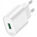 Фото МЗП Hoco C109A Fighter QC3.0 (1USB-A) (White) в маназині vchehle.ua