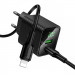 Фото МЗП Hoco CS83A Excellent with digital display PD20W+QC3.0 (1USB-A/1C) + кабель Type-C to Lightning (Black) в маназині vchehle.ua