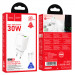 Заказать СЗУ Hoco N63 Gentle PD30W+QC3.0 (1USB-A/1C) + кабель Type-C to Type-C (White) на vchehle.ua