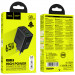 Фото МЗП Hoco N75 Grande 65W QC+PD (1USB-A/2C) (Black) на vchehle.ua