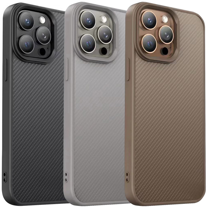 TPU чохол Carbon Protective with Magnetic safe на Apple iPhone 14 Pro Max (6.7")