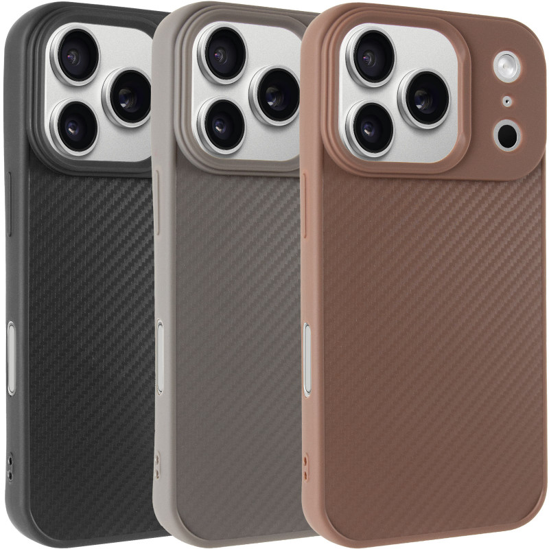 TPU чохол Carbon Protective with Magnetic safe на Apple iPhone 17 Pro Max (6.9")