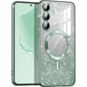 TPU чехол Delight case with Magnetic Safe с защитными линзами на камеру для Samsung Galaxy S25
