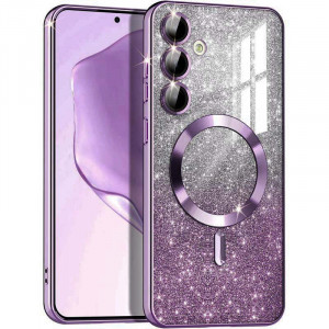 TPU чехол Delight case with Magnetic Safe с защитными линзами на камеру для Samsung Galaxy S25