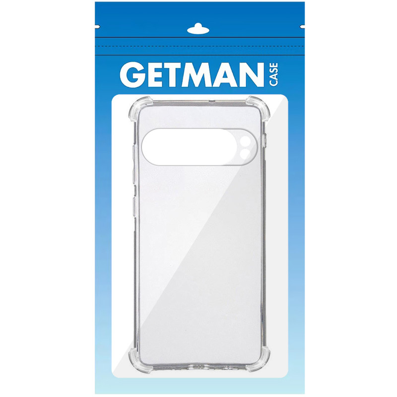 Фото TPU чехол GETMAN Ease logo усиленные углы Full Camera для Google Pixel 9 (Бесцветный (прозрачный)) в магазине vchehle.ua