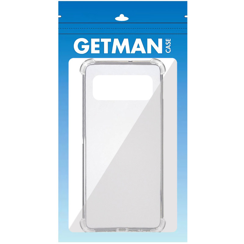Фото TPU чохол GETMAN Ease logo посилені кути Full Camera на Google Pixel 10 (Безбарвний (прозорий)) на vchehle.ua