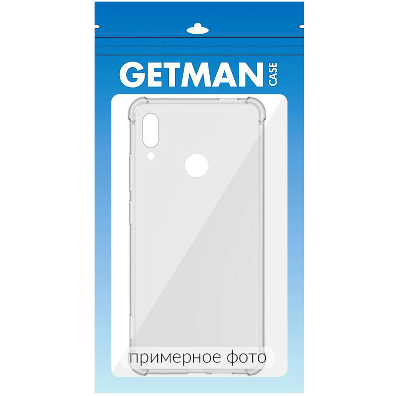 Фото TPU чехол GETMAN Ease logo усиленные углы Full Camera для Huawei P40 Lite (Бесцветный (прозрачный)) в магазине vchehle.ua