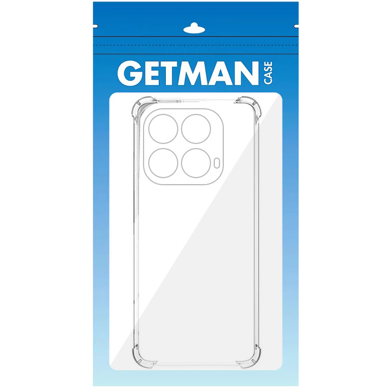 Фото TPU чохол GETMAN Ease logo посилені кути Full Camera на Infinix Note 40 4G (Безбарвний (прозорий)) на vchehle.ua