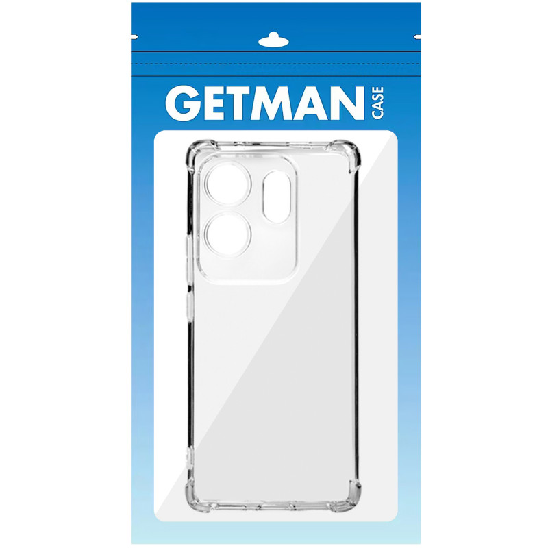Фото TPU чохол GETMAN Ease logo посилені кути Full Camera на Infinix Zero 30 4G (Безбарвний (прозорий)) на vchehle.ua