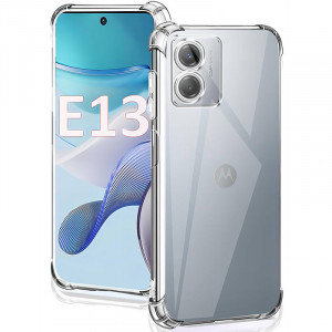 TPU чехол GETMAN Ease logo усиленные углы Full Camera для Motorola Moto E13