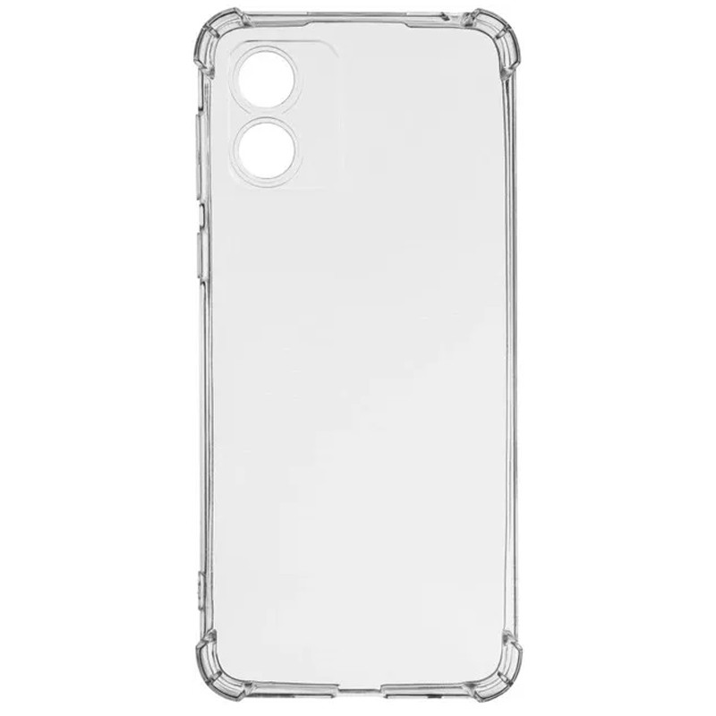 TPU чехол GETMAN Ease logo усиленные углы Full Camera для Motorola Moto E13 (Бесцветный (прозрачный)) в магазине vchehle.ua