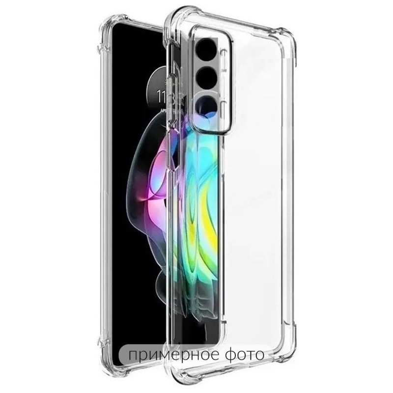TPU чохол GETMAN Ease logo посилені кути Full Camera на Motorola Edge 60 Fusion (Безбарвний (прозорий))