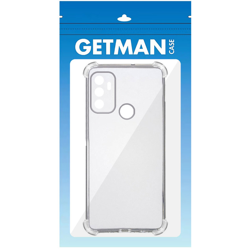 Купить TPU чехол GETMAN Ease logo усиленные углы Full Camera для Oppo A53 / A32 / A33 (Бесцветный (прозрачный)) на vchehle.ua