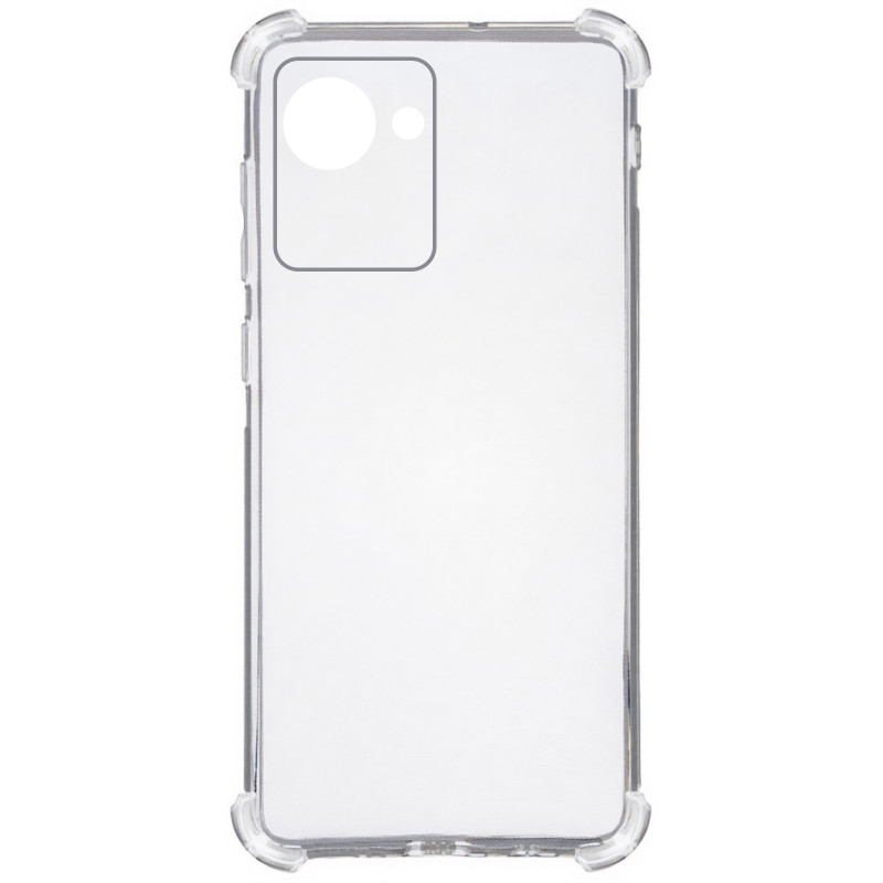 Купити TPU чохол GETMAN Ease logo посилені кути Full Camera на Realme C30s (Прозорий (прозорий)) на vchehle.ua