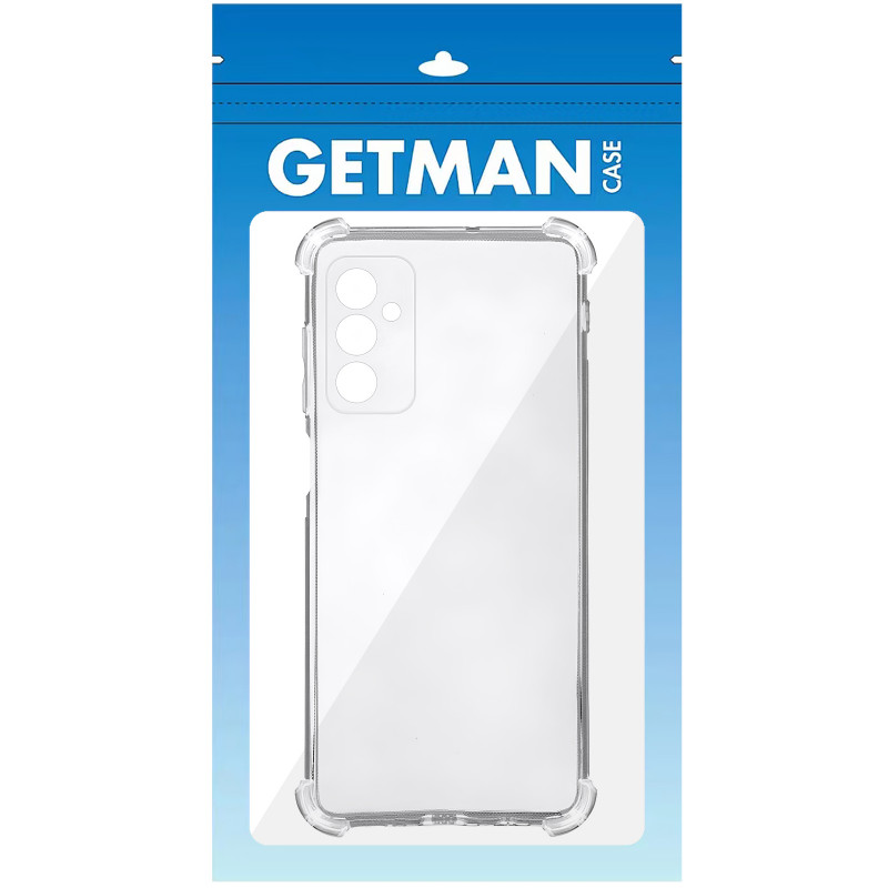 Фото TPU чехол GETMAN Ease logo усиленные углы Full Camera для Samsung Galaxy A37 5G (Бесцветный (прозрачный)) на vchehle.ua